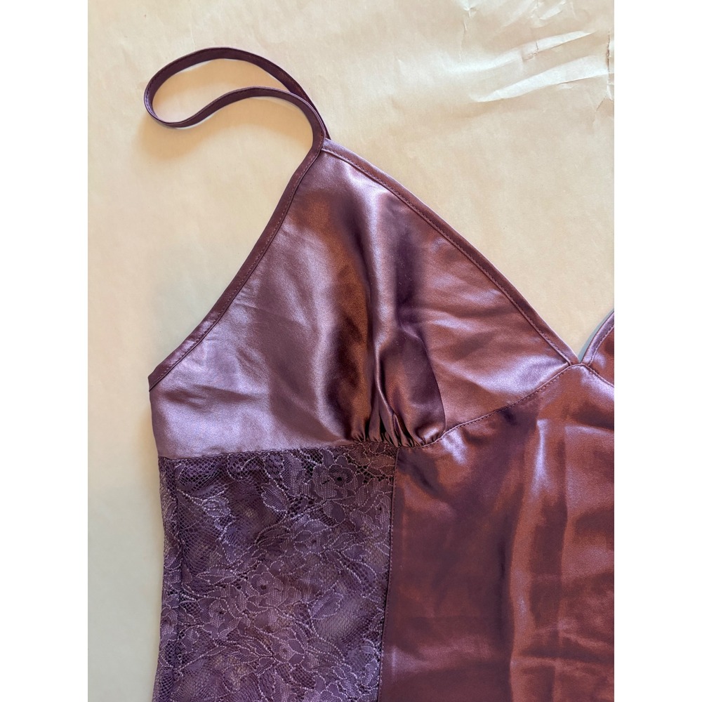 Vintage Victoria's Secret Silk Collection Lavender Lace Cami Short Set L NWOT - Picture 3 of 14
